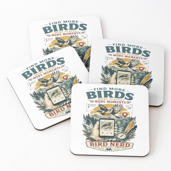 Item preview, Bird Nerd Retro Birdwatching Nature Lover Design designed and sold by JansenGS.