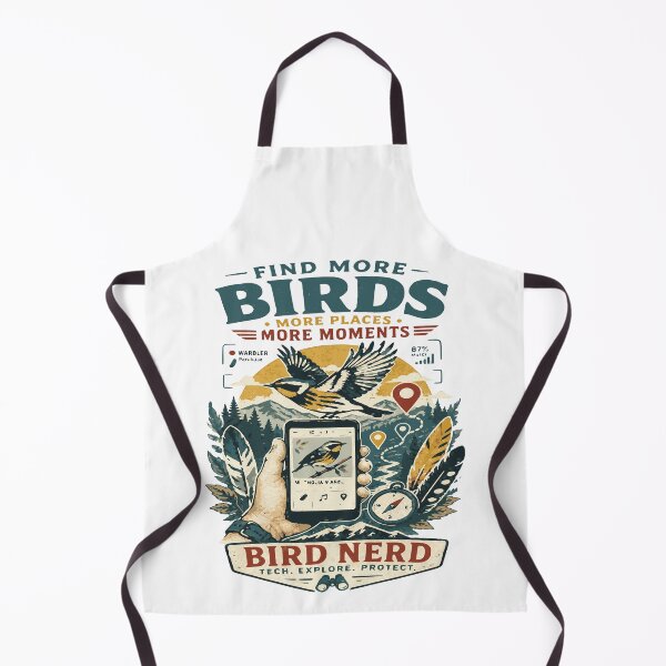 Item preview, Bird Nerd Retro Birdwatching Nature Lover Design designed and sold by JansenGS.