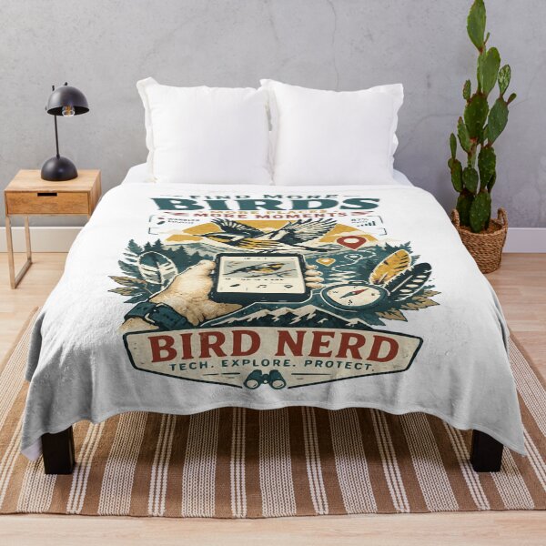 Item preview, Bird Nerd Retro Birdwatching Nature Lover Design designed and sold by JansenGS.