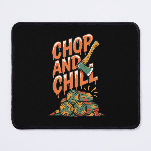Item preview, Chop and Chill Camping Lumberjack Vintage designed and sold by ViktoonShirts.