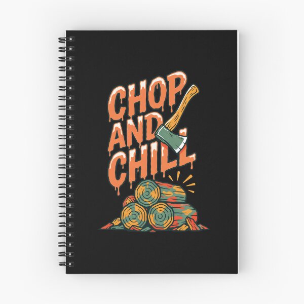 Item preview, Chop and Chill Camping Lumberjack Vintage designed and sold by ViktoonShirts.