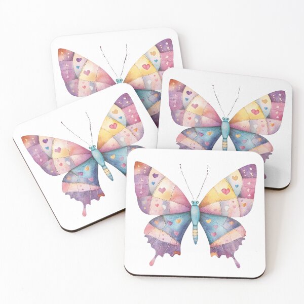 Item preview, Colorful Patchwork Butterfly designed and sold by jierrfan.