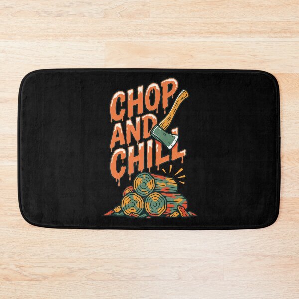 Item preview, Chop and Chill Camping Lumberjack Vintage designed and sold by ViktoonShirts.