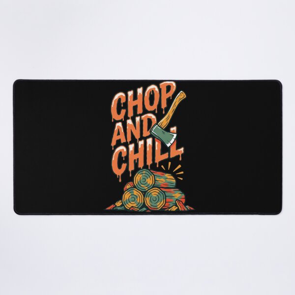 Item preview, Chop and Chill Camping Lumberjack Vintage designed and sold by ViktoonShirts.