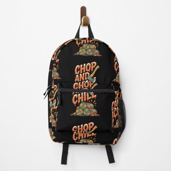 Item preview, Chop and Chill Camping Lumberjack Vintage designed and sold by ViktoonShirts.