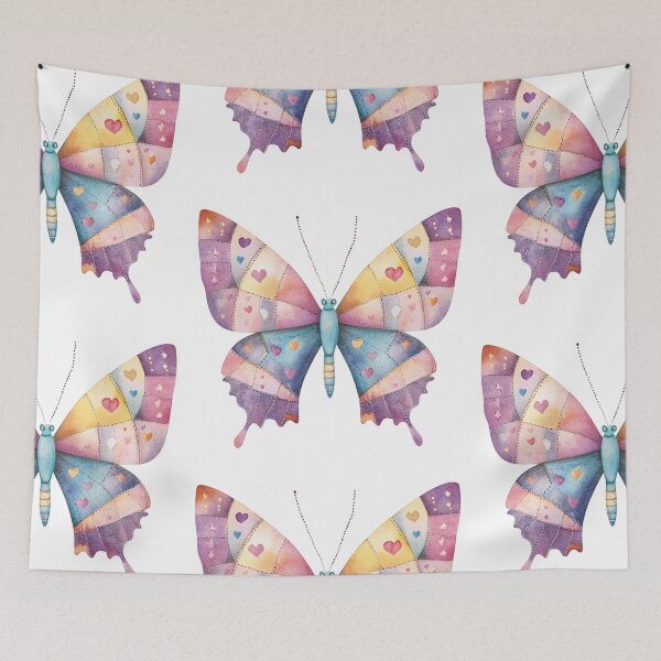 Item preview, Colorful Patchwork Butterfly designed and sold by jierrfan.