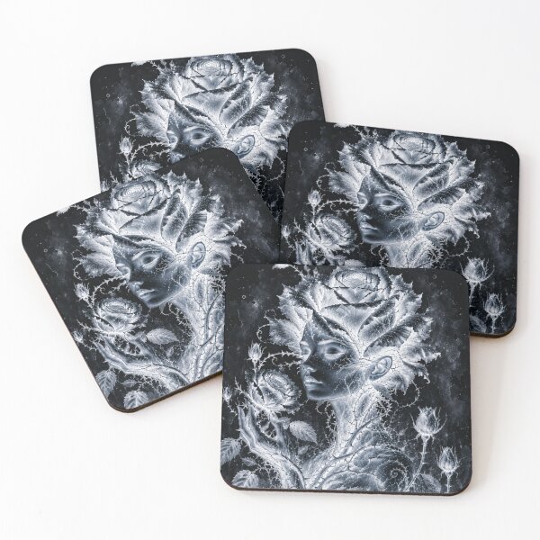 Item preview, Rose personified — botanical apparition in negative designed and sold by Axokris.