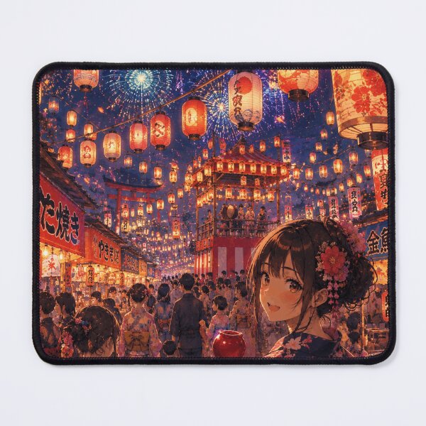 Item preview, Japanese Summer Festival at Night - Women in Kimono designed and sold by CzipipitoStudio.