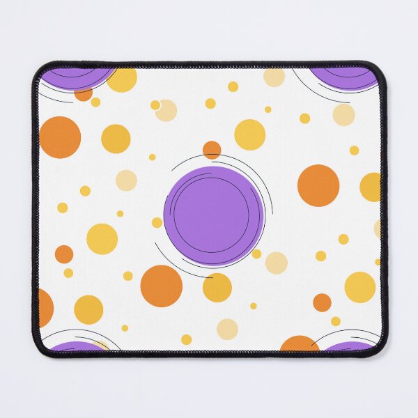 Item preview, ro Polka Dot Pattern Purple Orange Gold Geometric Abstract Aesthetic designed and sold by Rehnair.