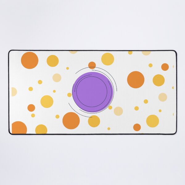 Item preview, ro Polka Dot Pattern Purple Orange Gold Geometric Abstract Aesthetic designed and sold by Rehnair.