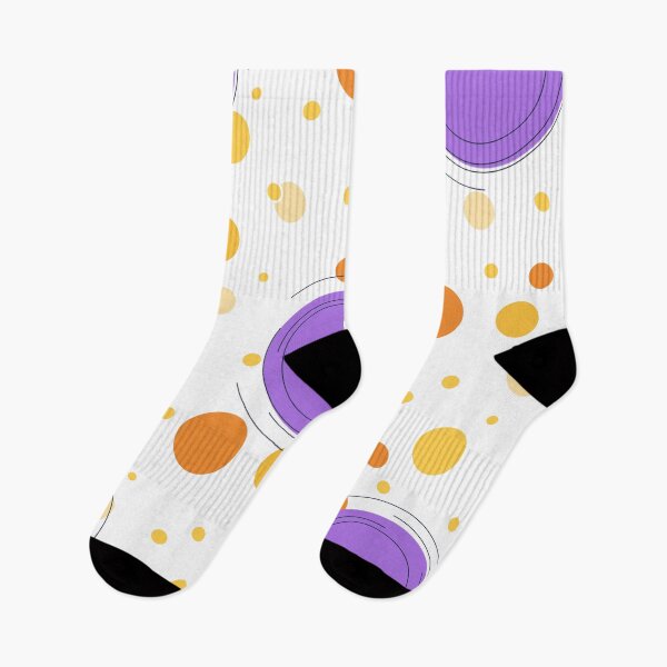 Item preview, ro Polka Dot Pattern Purple Orange Gold Geometric Abstract Aesthetic designed and sold by Rehnair.