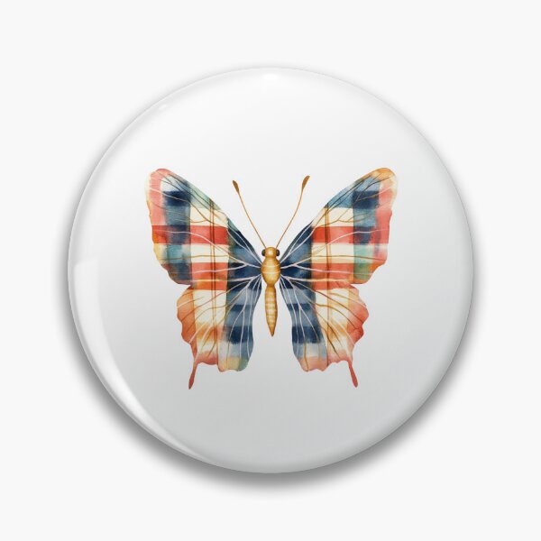 Item preview, Plaid Patterned Butterfly designed and sold by jierrfan.