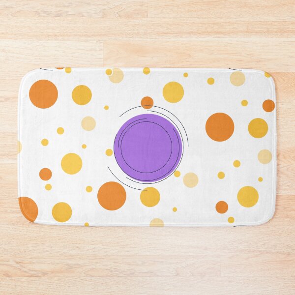 Item preview, ro Polka Dot Pattern Purple Orange Gold Geometric Abstract Aesthetic designed and sold by Rehnair.