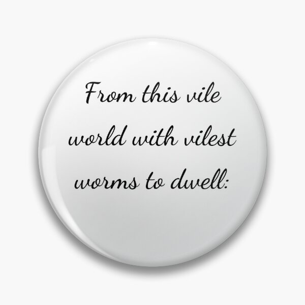 Item preview, “From this vile world with vilest worms to dwell:” - handwriting black designed and sold by ariksworld.