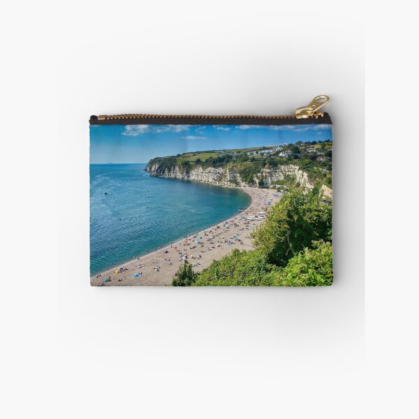 Item preview, Beer Beach Devon Sunny Coastline Landscape Photography designed and sold by leonwoods.