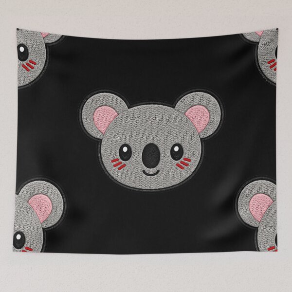 Item preview, Kawaii Koala Embroidery Patch Illustration designed and sold by ColorSplash123.