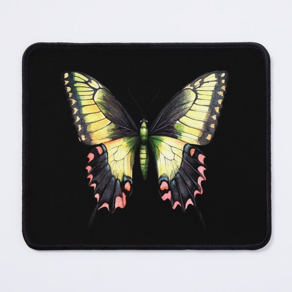 Item preview, Vibrant Swallowtail Butterfly on Black designed and sold by jierrfan.