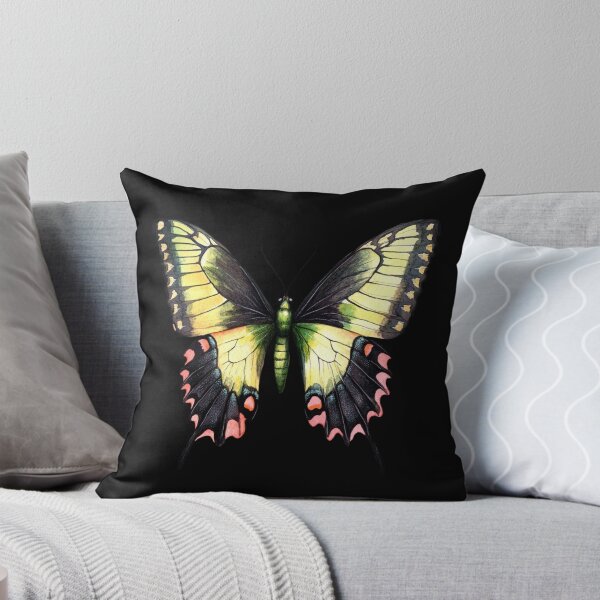 Item preview, Vibrant Swallowtail Butterfly on Black designed and sold by jierrfan.