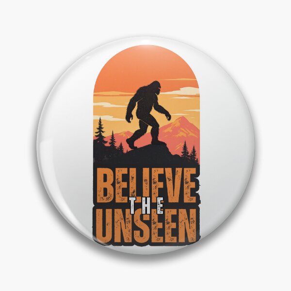 Item preview, Believe The Unseen Bigfoot Retro Sunset Outdoors Camping Hiking Shirt designed and sold by BellabdO.