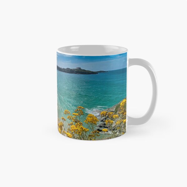 Item preview, Newquay Cornwall Beach Wildflowers Coastal Landscape Photography designed and sold by leonwoods.