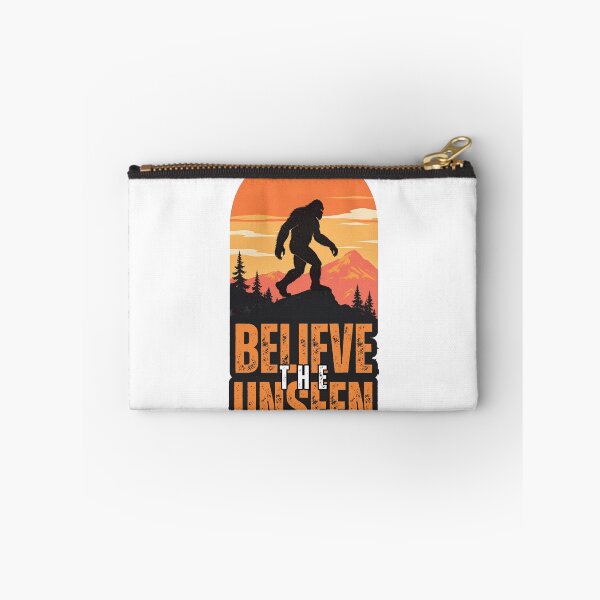 Item preview, Believe The Unseen Bigfoot Retro Sunset Outdoors Camping Hiking Shirt designed and sold by BellabdO.