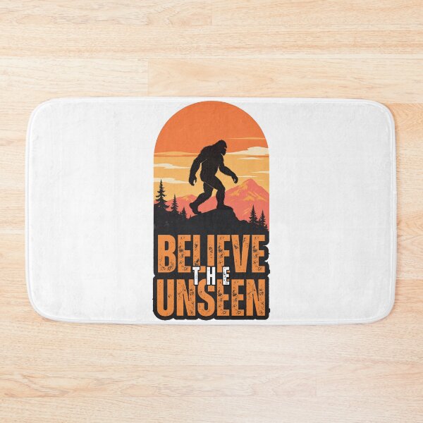 Item preview, Believe The Unseen Bigfoot Retro Sunset Outdoors Camping Hiking Shirt designed and sold by BellabdO.