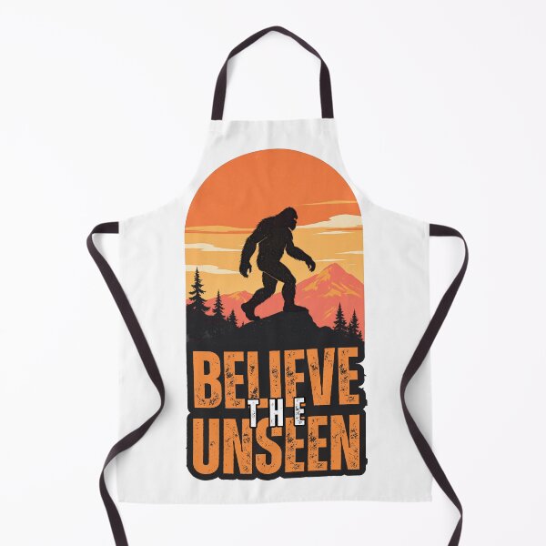Item preview, Believe The Unseen Bigfoot Retro Sunset Outdoors Camping Hiking Shirt designed and sold by BellabdO.