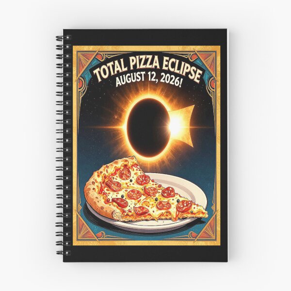 Item preview, For Pizza and Astronomy Lover TOTAL PIZZA ECLIPSE AUGUST 12,2026! designed and sold by Giulivo Store Graphic.