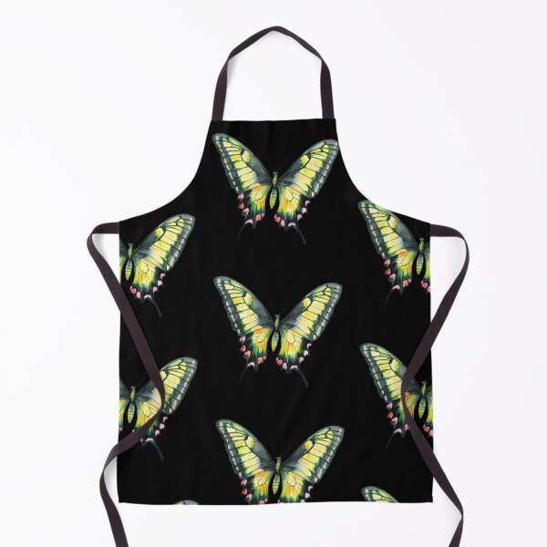 Item preview, Vibrant Butterfly on Black Background designed and sold by jierrfan.