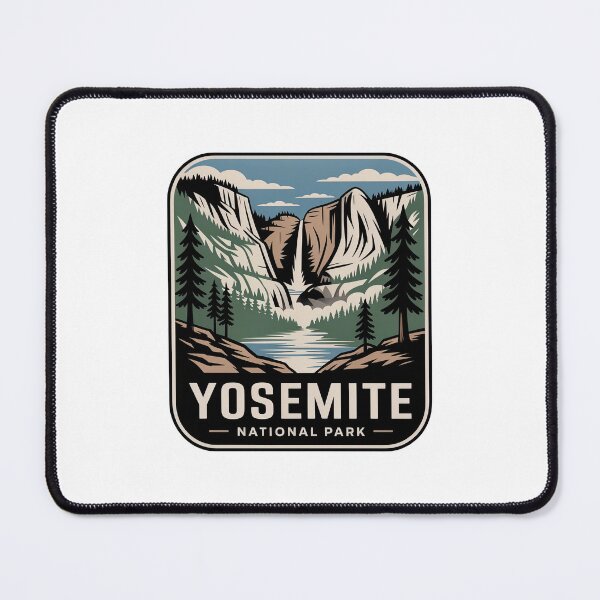 Item preview, Yosemite National Park Vintage Travel Badge designed and sold by Teelogic.