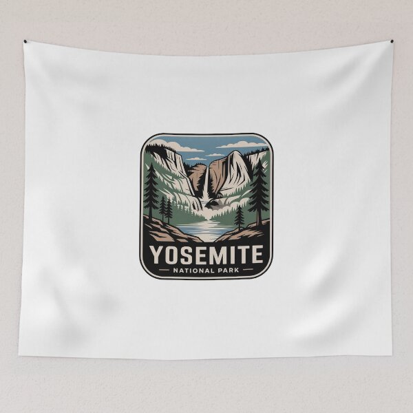 Item preview, Yosemite National Park Vintage Travel Badge designed and sold by Teelogic.