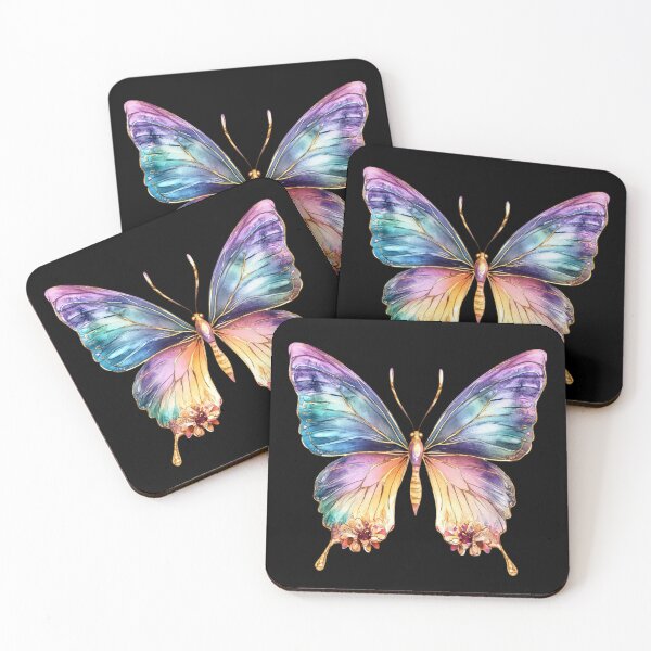 Item preview, Vibrant Multicolored Butterfly designed and sold by jierrfan.