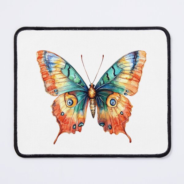 Item preview, Colorful Butterfly with Eye-like Patterns designed and sold by jierrfan.