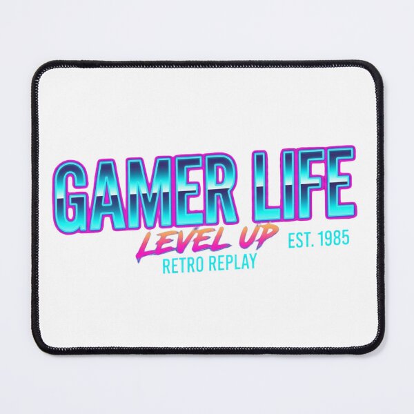 Item preview, 80s Retro Neon Gaming Label - Gamer Life designed and sold by Nakrisa.