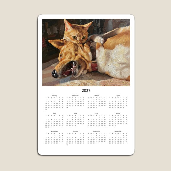 Item preview, 2027 Funny Cat Calendar VII designed and sold by Yaremchuk.