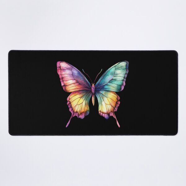 Item preview, Colorful Butterfly on Black designed and sold by jierrfan.