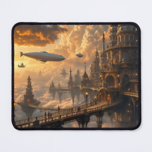 Item preview, The City in the Clouds - Steampunk City designed and sold by Bibi Design.
