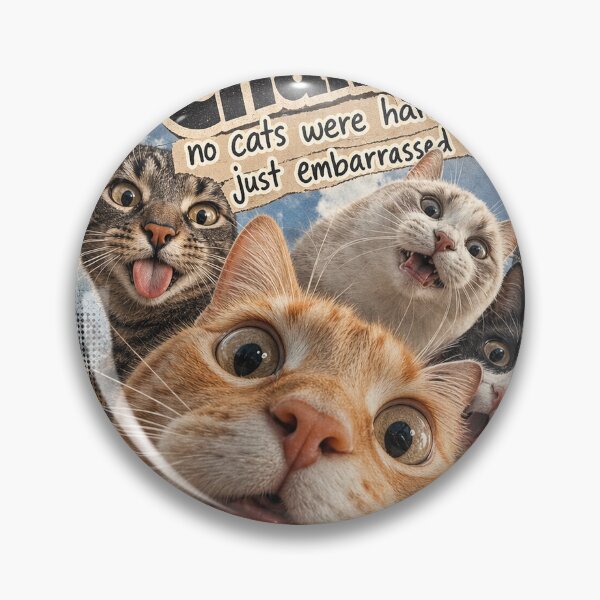 Item preview, Photobombing Cats Group Selfie Meme T-Shirt designed and sold by KIDEnia.