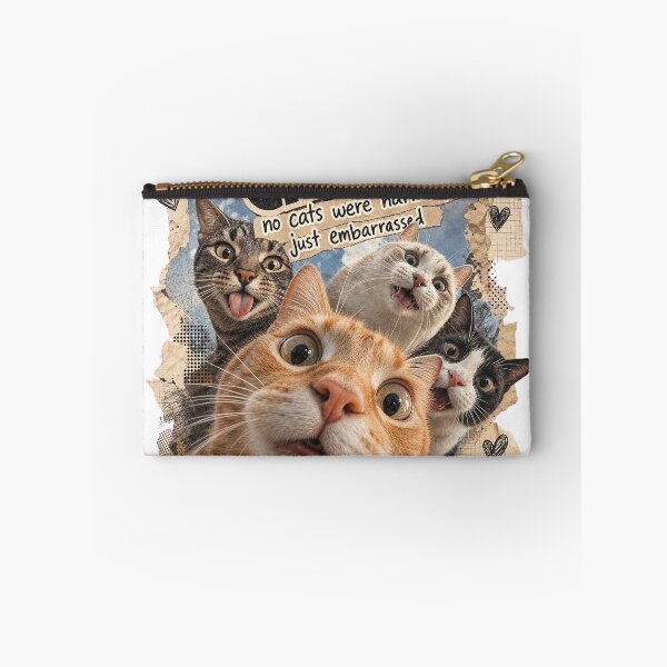 Item preview, Photobombing Cats Group Selfie Meme T-Shirt designed and sold by KIDEnia.