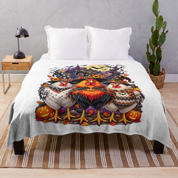 Item preview, Haunted Chicken Halloween Shirt – Spooky Witch Hens in Haunted House Scene designed and sold by Ayden World.