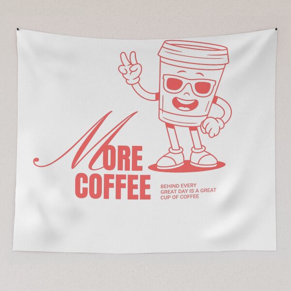 Item preview, More Coffee Retro Coffee Cup designed and sold by Sed94.