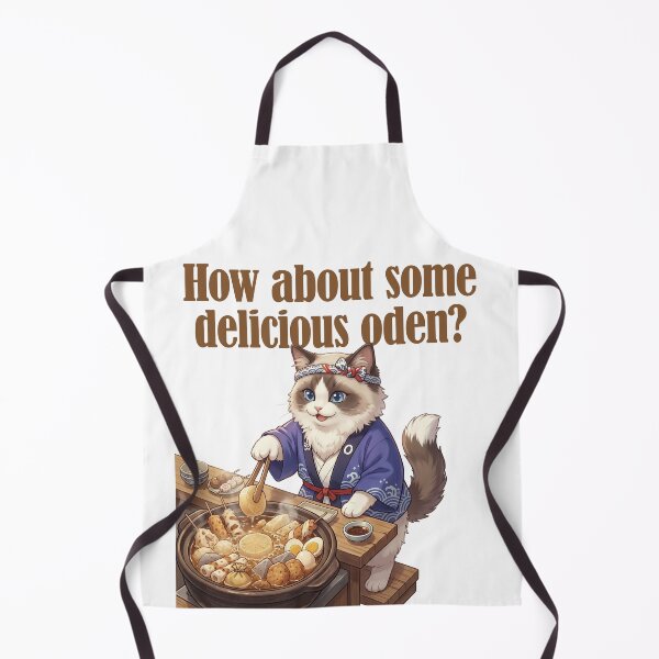 Item preview, How About Some Delicious Oden? Cute Japanese Cat Oden Hot Pot designed and sold by LOVEARTDESIGN.