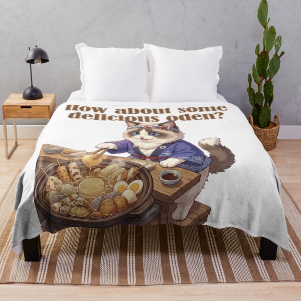 Item preview, How About Some Delicious Oden? Cute Japanese Cat Oden Hot Pot designed and sold by LOVEARTDESIGN.