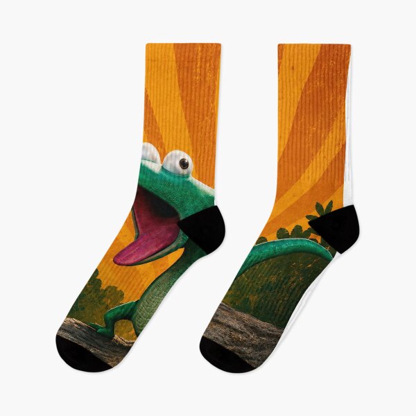 Item preview, Funny Green Lizard Retro Jungle designed and sold by NordenPosters.