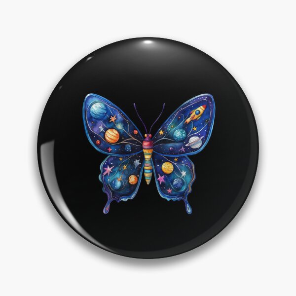 Item preview, Galaxy Butterfly with Celestial Bodies designed and sold by jierrfan.