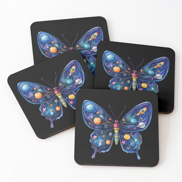 Item preview, Galaxy Butterfly with Celestial Bodies designed and sold by jierrfan.