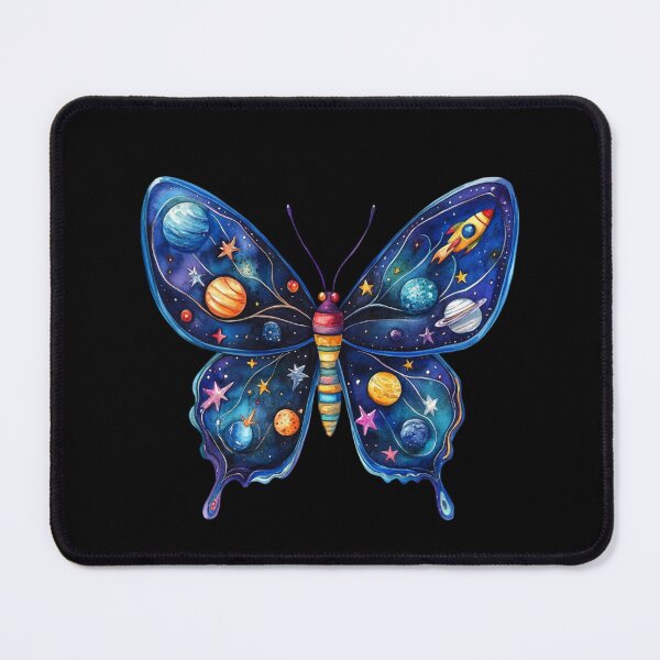 Item preview, Galaxy Butterfly with Celestial Bodies designed and sold by jierrfan.