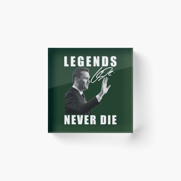 Item preview, Copy of Legends Never Die Charlie Kirk Signature designed and sold by findbeeingarden.