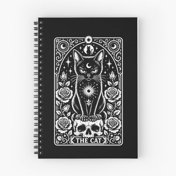 Item preview, Mystical black cat with roses and skull design halloween designed and sold by rafaeltto.