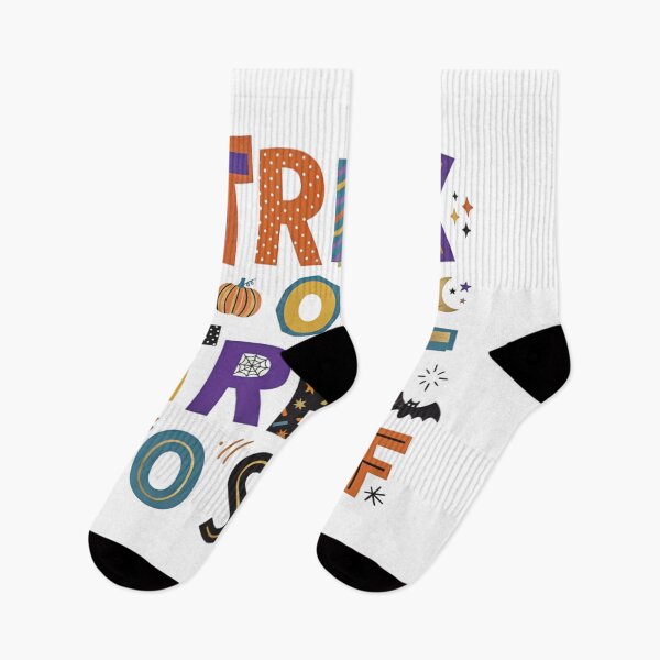 Item preview, Trick or Treat Yo Self Halloween Typography designed and sold by MOCH- ART.